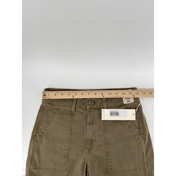 NWT AMO Easy Army Slouch Trouser Pant Sz 25 (meas 28) Thyme MSRP $302 - Picture 15 of 16